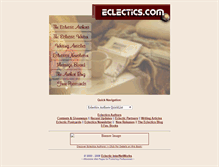 Tablet Screenshot of eclectics.com